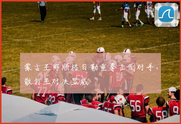蒙古王那顺格日勒重拳击倒对手，散打王对决显威